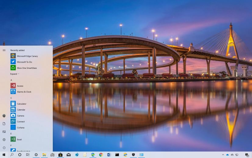 Bridging the Gap theme for Windows 10