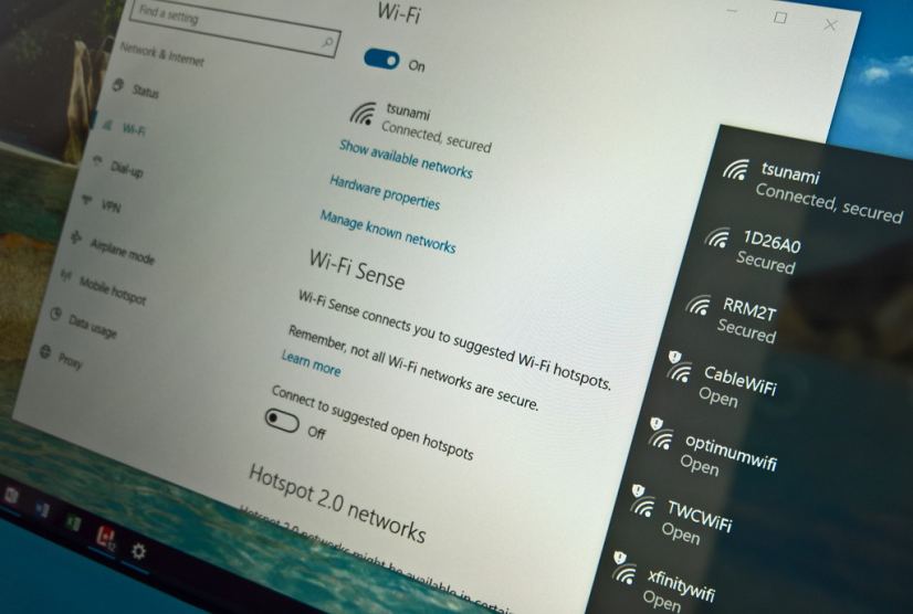 Disable Wi-Fi Sense on Windows 10