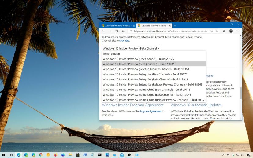 Windows 10 20H2 ISO early download