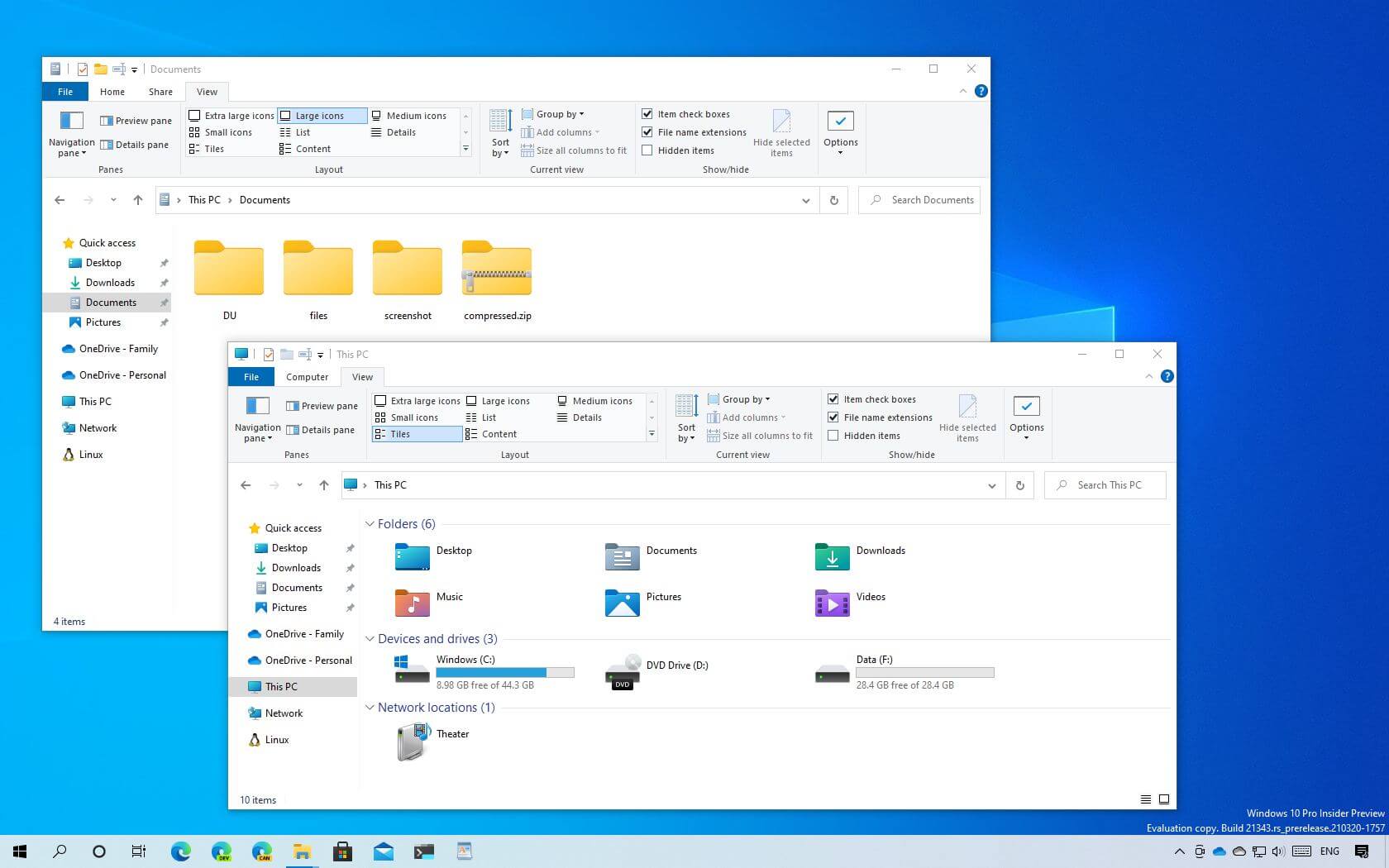 File Explorer new icons 2021