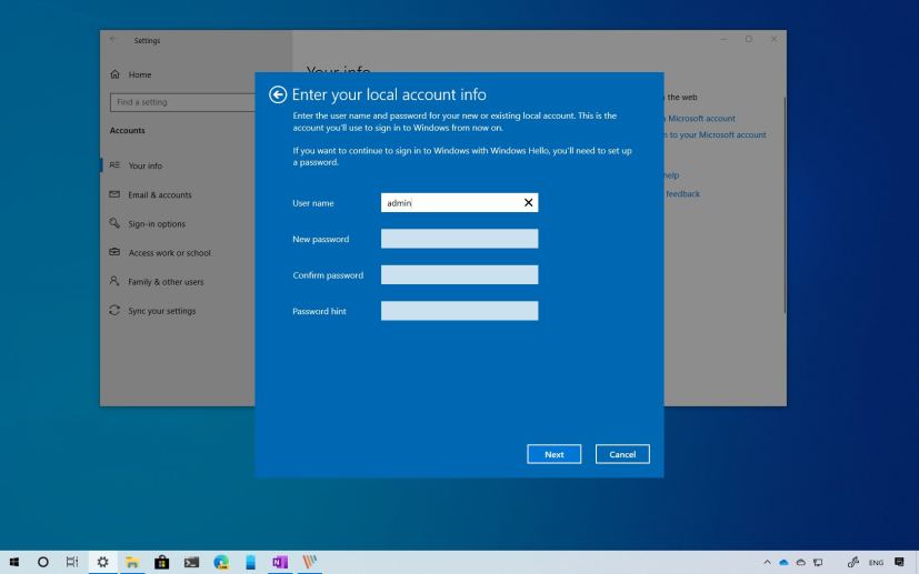 Windows 10 fix password problems with remote desktop