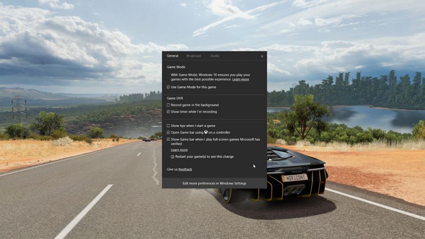 Windows 10 Game Mode