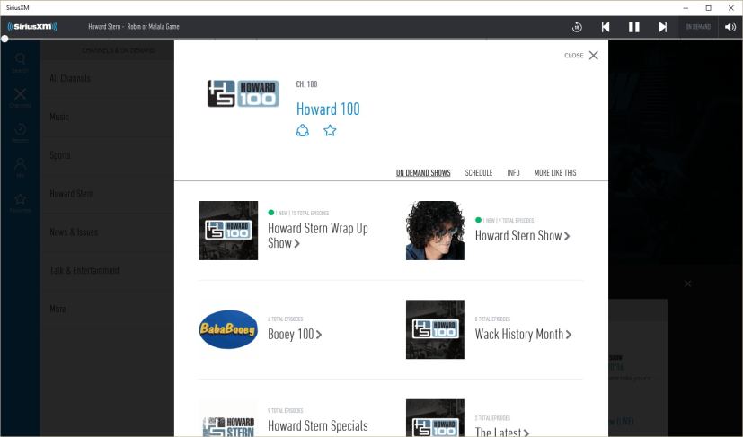 Howard Stern on SiriusXM