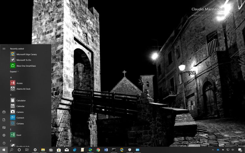 Monochromatic Italy Windows Theme