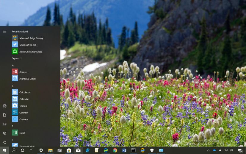 Mount Rainier theme for Windows