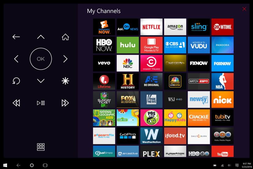 Roku app remote control