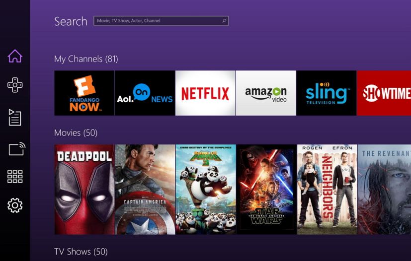 Roku app for Windows 10