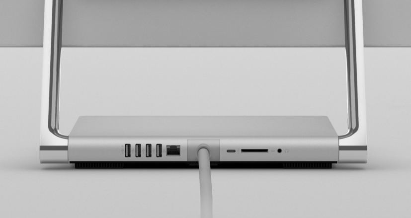 Surface Studio 2 back ports