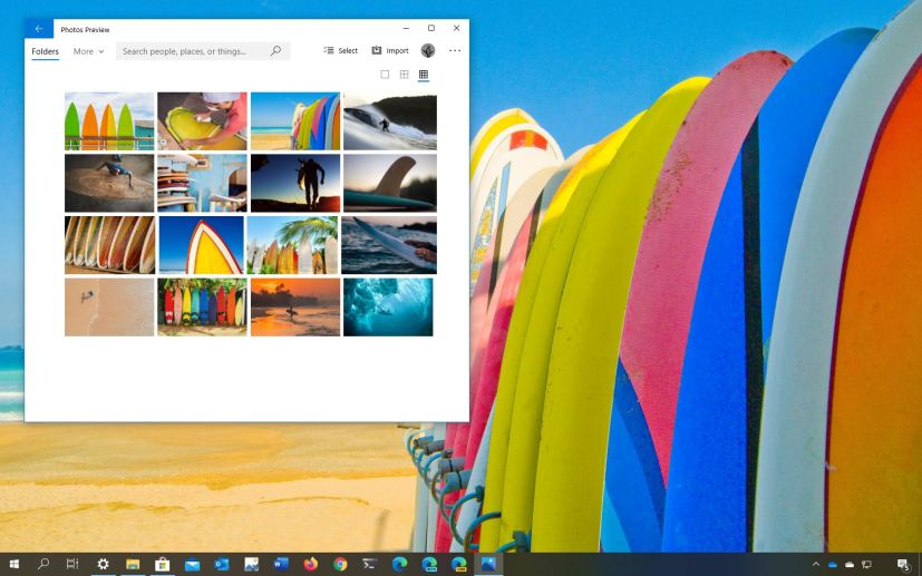 Surfboards theme for Windows 10