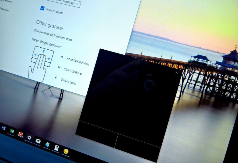 Virtual touchpad on Windows 10 Creators Update