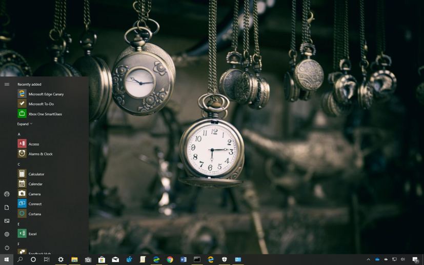 A Watched Clock theme for Windows 10