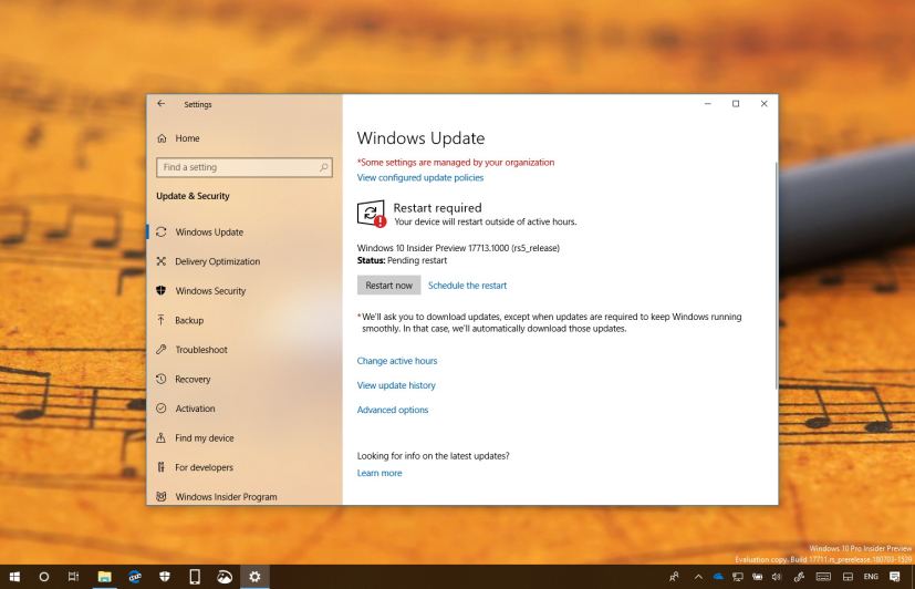 Windows 10 build 17713