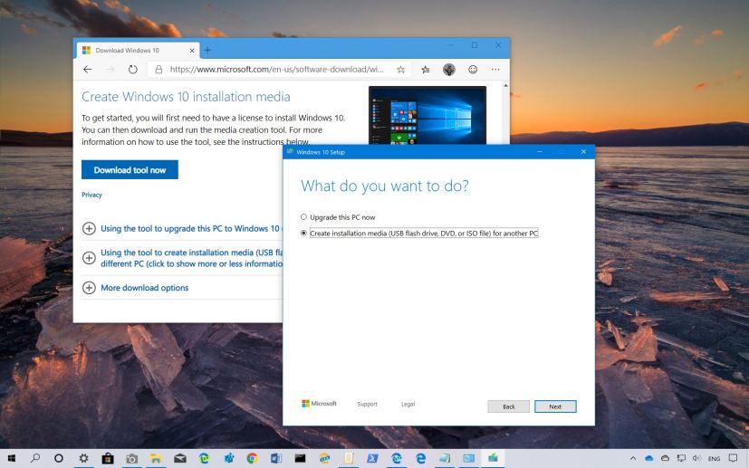 Windows 10 version 1909, May 2019 Update, Media Creation Tool download