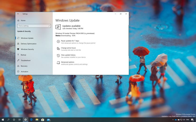 Windows 10 build 19624 download