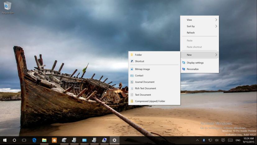 Windows 10 build 10537 features and changes