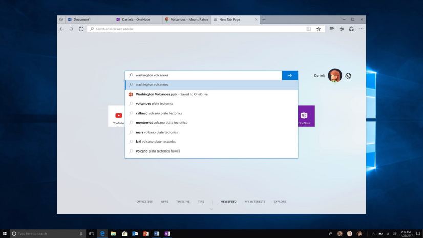 Windows 10 "Sets" groups apps and sites into tabs