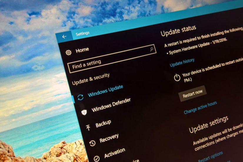 Windows Update on Windows 10 Anniversary Update