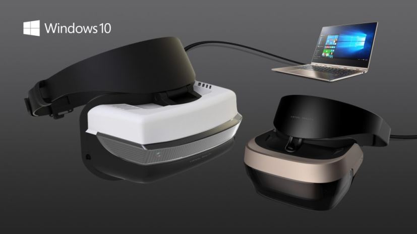 Windows 10 VR headsets from partners