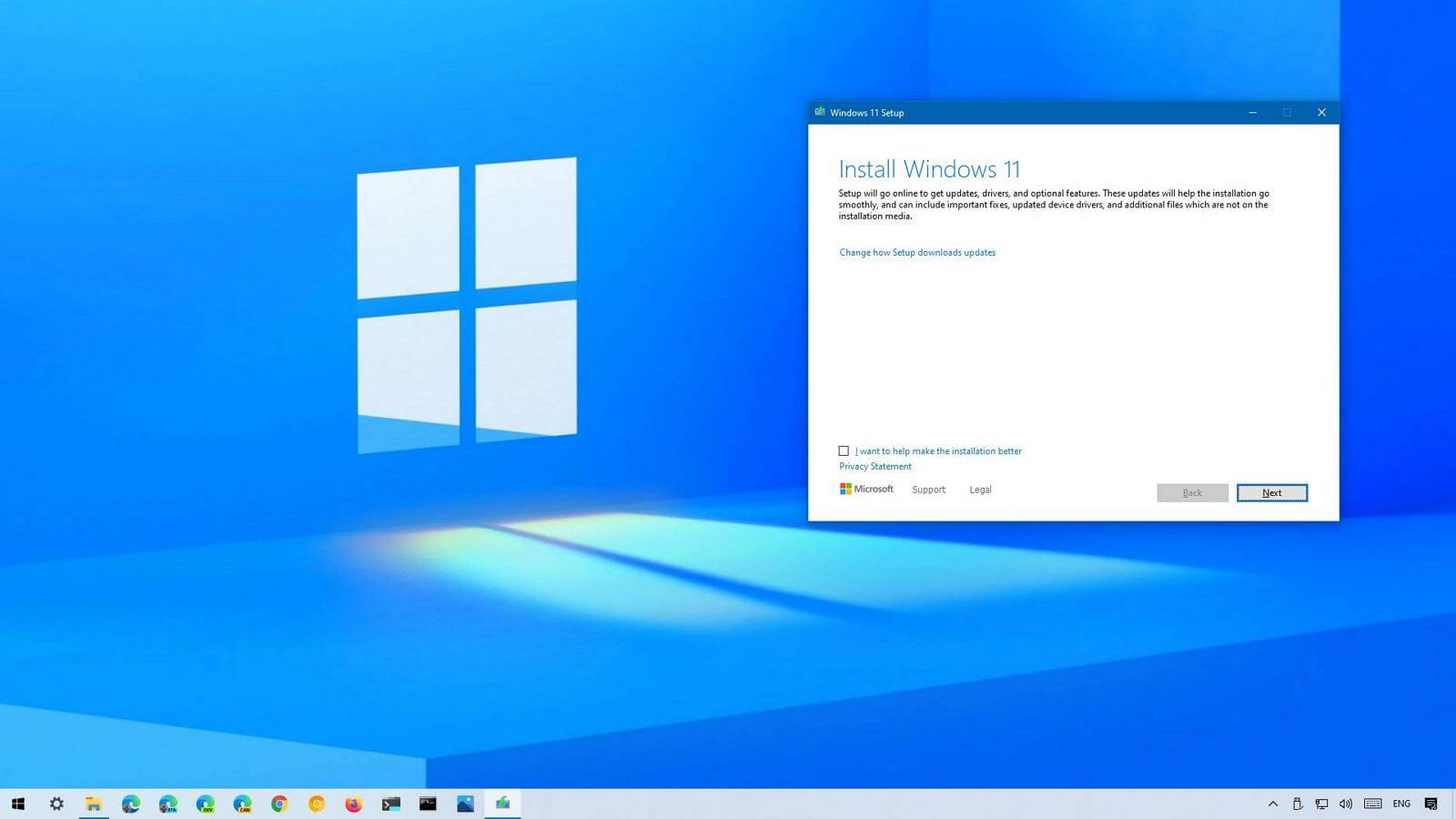 Windows 10 to Windows 11 upgrade